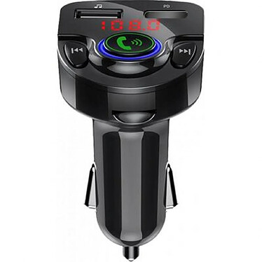 Avis BigBen Connected Double Chargeur voiture USB A+C 25W avec transmetteur FM Noir