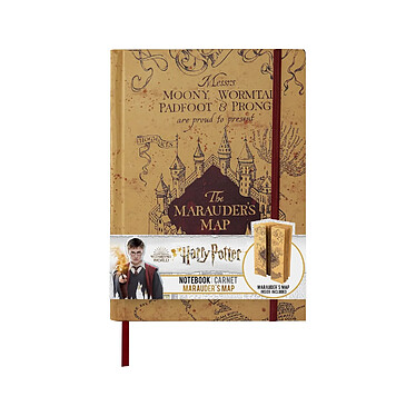 Harry Potter - Carnet de notes A5 Marauder's Map