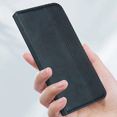 Acheter Avizar Étui pour Motorola Moto G84 Clapet Portefeuille Motif Damier  Bleu Nuit