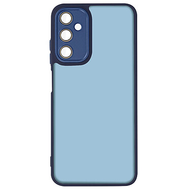 Avizar Coque pour Samsung Galaxy A25 5G Dos Rigide Fumé Bloc Caméra Protégé Bleu Nuit