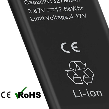 Acheter Clappio Batterie interne pour Apple iPhone 14 3969mAh Puce TI intégré Noir