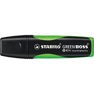 STABILO Surligneur GREEN BOSS Pointe Biseautée 2-5 mm Vert x 10