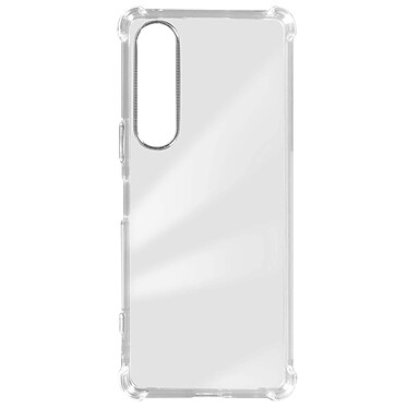 Avizar Coque pour Sony Xperia 1 V Silicone Souple Coins Antichoc Transparent