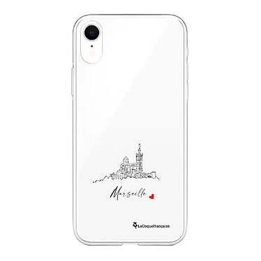 LaCoqueFrançaise Coque iPhone Xr 360 intégrale transparente Motif Marseille Notre Dame Tendance