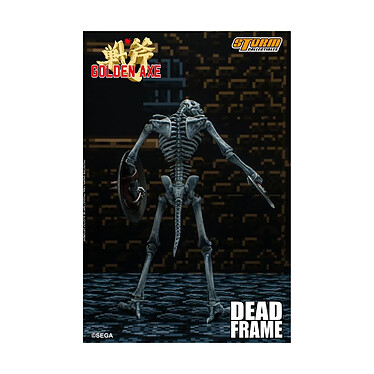 Golden Axe - Pack 2 figurines 1/12 Dead Frame 18 cm pas cher