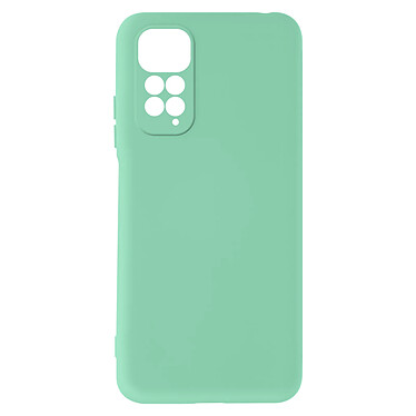 Avizar Coque Redmi Note 11 et 11s Silicone Semi-rigide Soft-touch turquoise