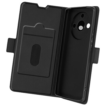 Avizar Étui pour Realme 11 Pro et 11 Pro Plus Porte-carte Support Vidéo Design Fin  Noir