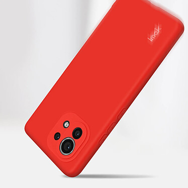 Acheter iMak Coque pour Xiaomi Mi 11 Silicone Gel Flexible Fine Légère  Rouge