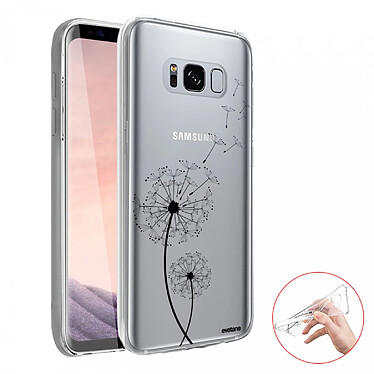 Evetane Coque Samsung Galaxy S8 360 intégrale transparente Motif Pissenlit Tendance pas cher