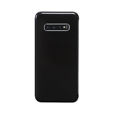 Avis Color Block Étui Folio pour Samsung Galaxy S10 Plus G975 avec Porte-Cartes Noir