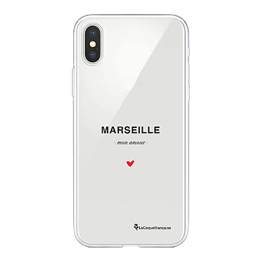 LaCoqueFrançaise Coque iPhone X/Xs 360 intégrale Marseille mon amour Tendance