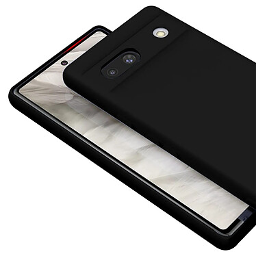 Avis Evetane Coque Google Pixel 7A Silicone liquide Noire + 2 Vitres en Verre trempe Protection ecran Antichocs