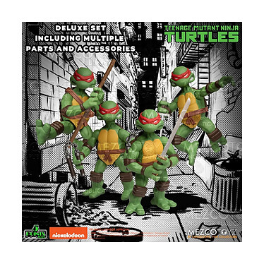 Avis Les Tortues Ninja - Figurines Les Tortues Ninja Deluxe Set 8 cm