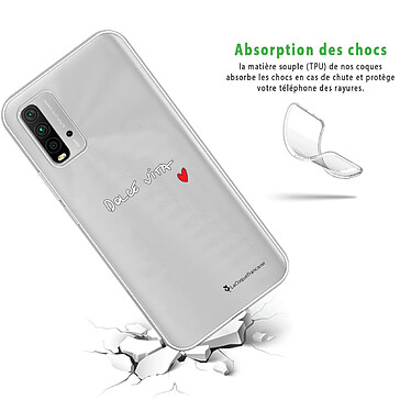 Avis LaCoqueFrançaise Coque Xiaomi Redmi 9T 360 intégrale transparente Motif Dolce Vita Tendance