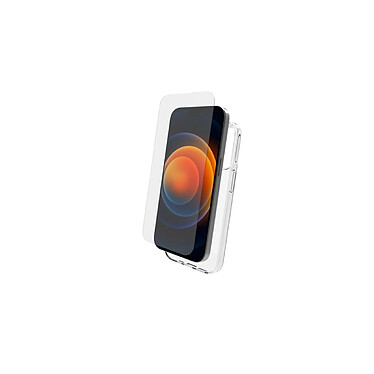 Myway Coque pour Apple iPhone 14 Pro Souple et Protection d'Écran en Verre Trempé Transparent