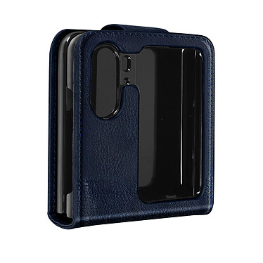 Avizar Coque pour Oppo Find N2 Flip Clapet avec Languette Magnétique  bleu nuit