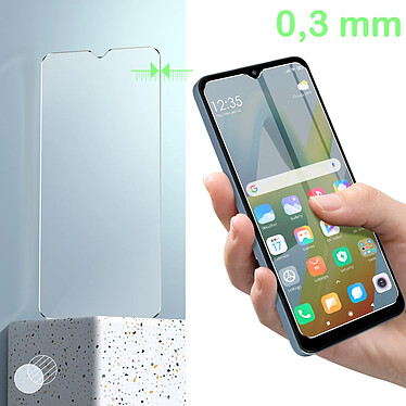 Avizar Verre Trempé pour Xiaomi Redmi A1 et A2 Dureté 9H Anti-traces  Transparent pas cher