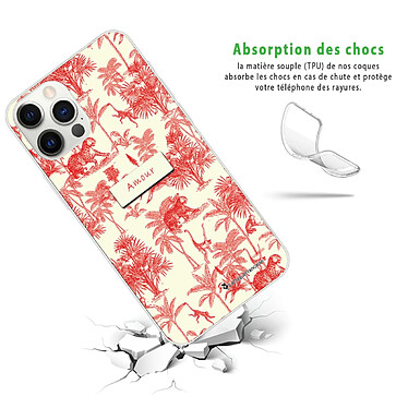 Avis LaCoqueFrançaise Coque iPhone 12/12 Pro silicone transparente Motif Botanic Amour ultra resistant