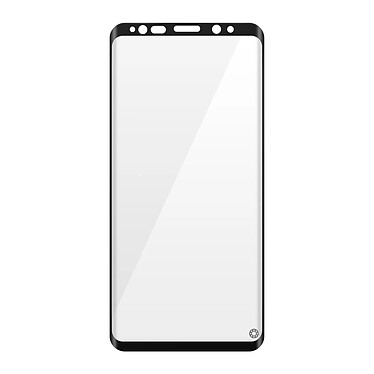 Force Glass Verre Trempé pour Samsung Galaxy S9 Plus Dureté 9H+ Biseauté Garantie à vie  Noir