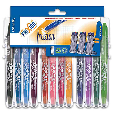 PILOT Stylo roller FRIXION BALL 07 Set2Go, étui de 12