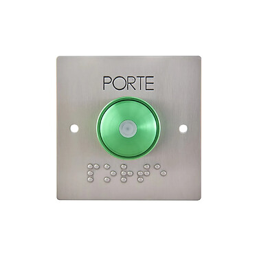 AIPHONE - Bouton poussoir de sortie NO/NF avec LED buzzer