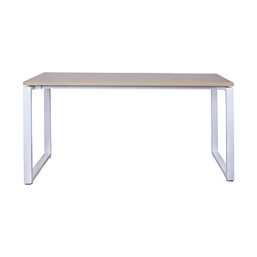 Bureau Blanc MT1 Elégance L120xP67 Hêtre et Blanc