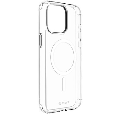 Avis Muvit Coque de Protection pour iPhone 15 Pro Max Renforcée 2M MagSafe Transparent