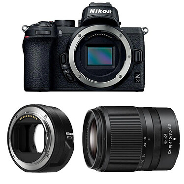 NIKON Z50 + Z 18-140 + Bague FTZ II