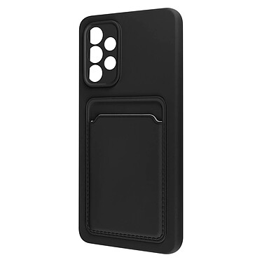 Avizar Coque pour Samsung Galaxy A53 5G Silicone Souple Porte-carte Fine Légère  Noir