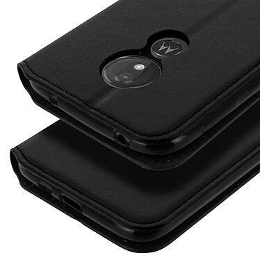 Avizar Housse Motorola Moto G7 Power Étui Folio Fonction Support Vidéo Noir pas cher