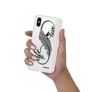 Evetane Coque iPhone X/Xs 360 intégrale Love Life Tendance pas cher