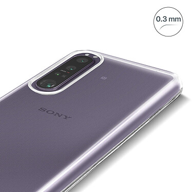 Avis Avizar Coque pour Sony Xperia 1 IV Silicone Gel Souple Flexible Ultra-fine 0.3mm  Transparent