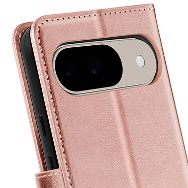 Acheter Mayaxess Étui pour Google Pixel 9 et 9 Pro Portefeuille avec Dragonne Rose Champagne