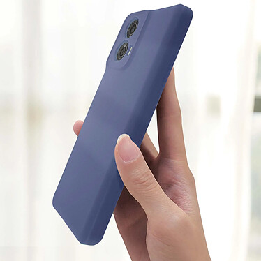 Avis Avizar Coque pour Motorola Moto G24 Power Silicone Souple Mate Bleu Nuit