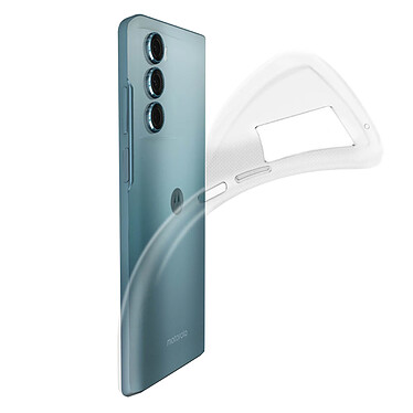 Avizar Coque Motorola Moto G200 5G Flexible Fine et Légère Transparent pas cher