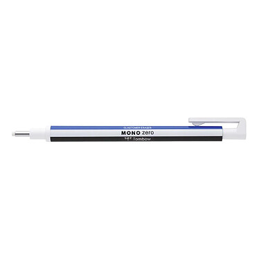 TOMBOW Stylo Gomme MONO zero classique pointe ronde 2,3 mm blanc/bleu/noir x 5