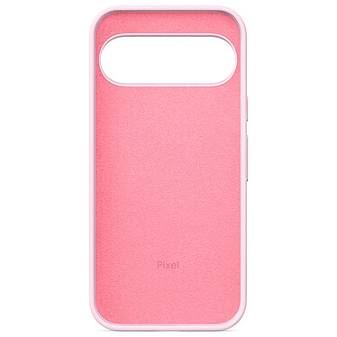 Google Coque d'origine Google Pixel 9 et 9 Pro Mat Soft Touch Caméra Protégée Rose Poudré pas cher