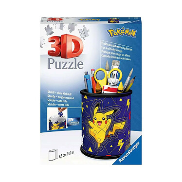 Pokémon - Puzzle 3D Pot à crayons (54 pièces)