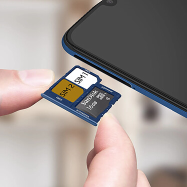 Avis Clappio Tiroir Carte SIM de Remplacement pour Samsung Galaxy A40 Bleu