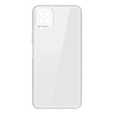 Avizar Coque Samsung Galaxy A12 Protection Arrière Rigide et Avant Souple transparent