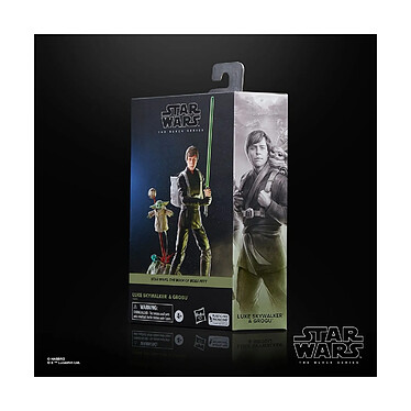 Acheter Star Wars : The Book of Boba Fett Black Series - Pack 2 figurines Luke Skywalker & Grogu 15 cm