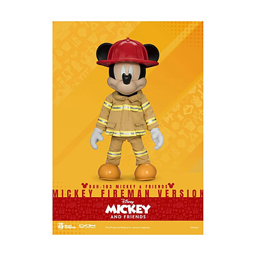 Mickey & Friends - Figurine Dynamic Action Heroes 1/9 Mickey Fireman Ver. 24 cm