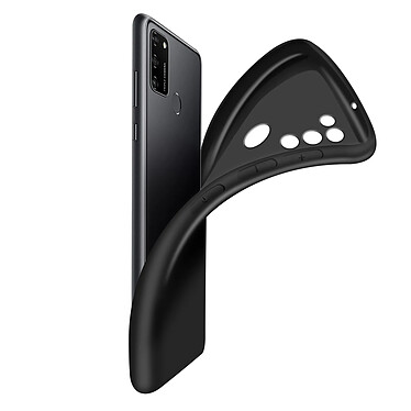 Avizar Coque Honor 9A Silicone Gel Flexible Ultra-fine et Légère Noir pas cher