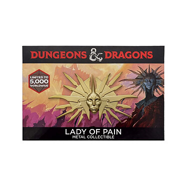 Dungeons & Dragons - Médaillon Lady of Pain Limited Edition pas cher