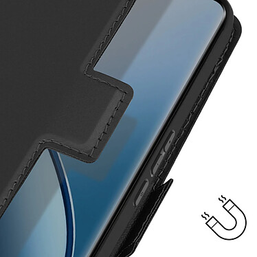 Avizar Étui pour Realme 12 Pro 5G Porte-carte Support Vidéo Design Fin Noir pas cher