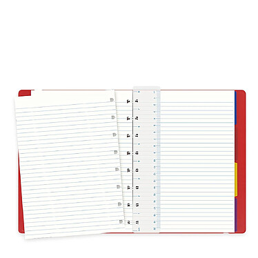 Acheter FILOFAX Carnet de notes 'Notebook Classic Vif' rechargeable format A5, Rouge