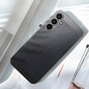 Avis Avizar Coque pour Samsung A25 5G Rigide Légère Design Aéré Noir