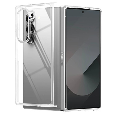 Avizar Coque pour Samsung Galaxy Z Fold 6 Bords Surélevés Coins Renforcés Transparent