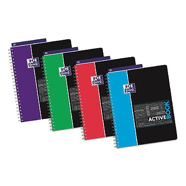 Avis OXFORD Cahier ACTIVEBOOK PP Intercalaire 160 pages 90g A4+ Ligné Coloris Aléatoire