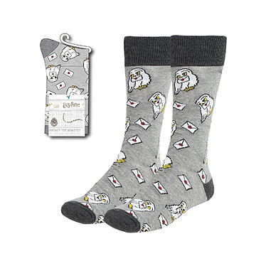 Harry Potter - Paire de chaussettes Hedwig avec Lettre 38-45